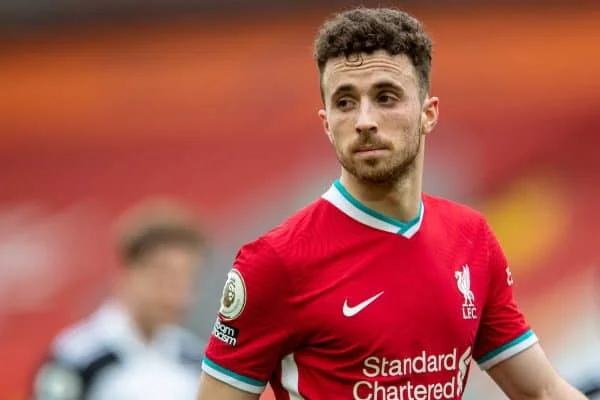 Jota trở thành cầu thủ ghi bàn nhiều thứ ba của Liverpool