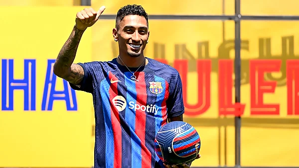 Tại La Liga, Raphinha đã ghi được 1 bàn thắng.