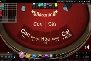 Cách bắt hòa găm bài baccarat dựa trên tỷ lệ hòa