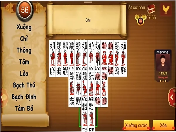 Đôi nét về bộ bài chắn.