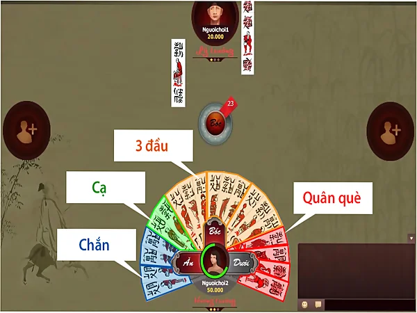 Các cách xếp bài chắn đơn giản.