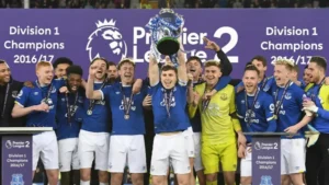 Câu lạc bộ Everton đã vô địch Ngoại Hạng Anh 9 lần.