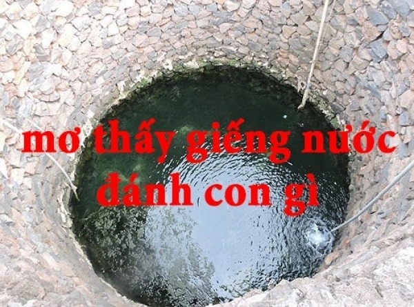 Chiêm bao nhìn thấy giếng nước đánh con gì?