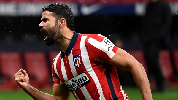 Diego Costa và đội tuyển giành được chức vô địch La Liga 2014.