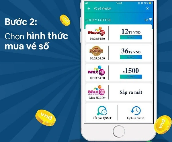 Mua xổ số Vietlott nhanh chóng và tiện lợi