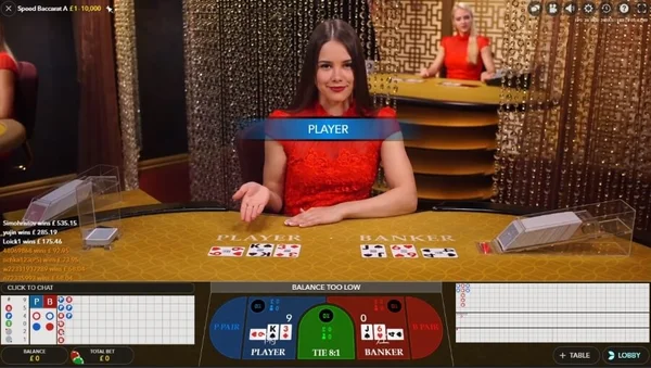 Hướng dẫn luật chơi Speed Baccarat đơn giản