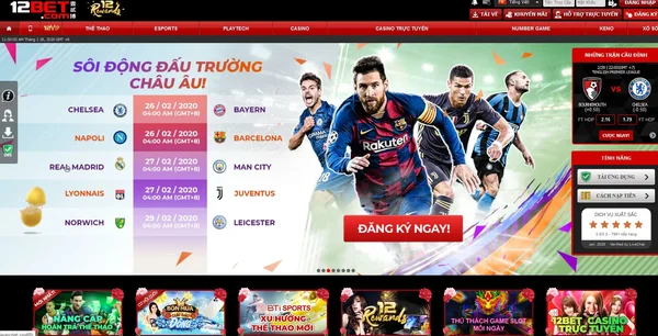 12BET là nhà cái uy tín, có pháp lý rõ ràng
