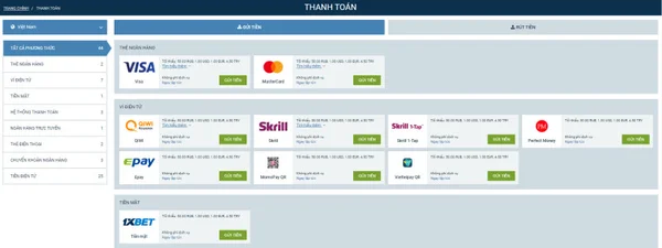 Cách rút tiền cực nhanh tại 1xBet