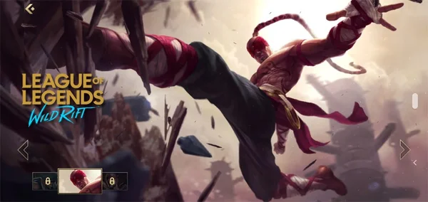 Lee Sin trong tựa game Liên Minh Tốc Chiến