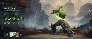 Master Yi trong tựa game Liên Minh Tốc Chiến