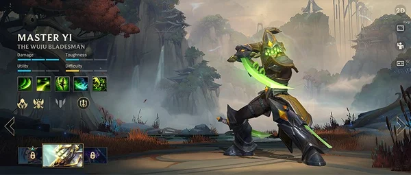 Master Yi trong tựa game Liên Minh Tốc Chiến