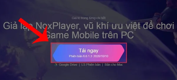 Tải ngay Nox Player để có thể chơi game ngay nhé