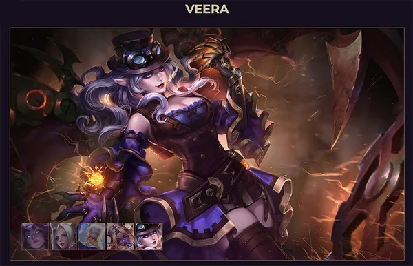 Vị tướng pháp sư Veera trong tựa Liên Quân Mobile