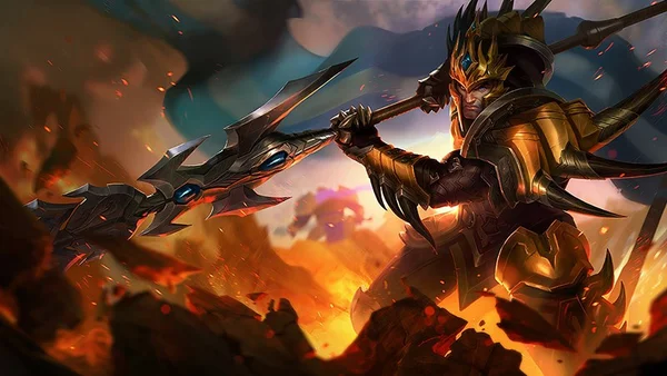Jarvan Ivtrong tựa game Liên Minh Tốc Chiến