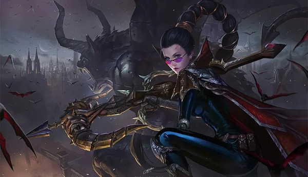 Vayne trong tựa game Liên Minh Tốc Chiến