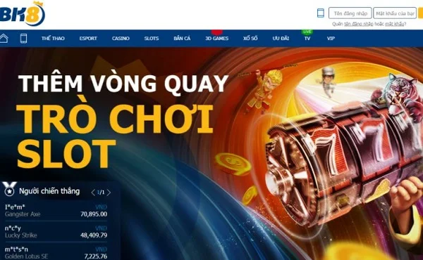 Kho game cá cược tại BK88 vô cùng đa dạng