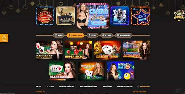 Kho game tại nhà cái Debet vô cùng phong phú