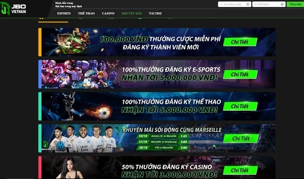 Rất nhiều chương trình khuyến mãi hấp dẫn tại Jbovn đang chờ bạn khám phá!