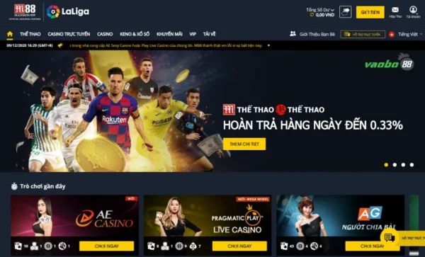 M88 là nhà cái uy tín được đông đảo người chơi lựa chọn
