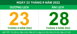 Nằm mơ thấy số 23 trên tờ lịch