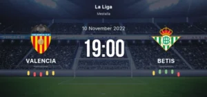 Soi kèo Valencia vs Betis
