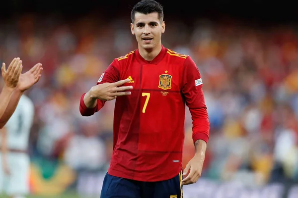 Alvaro Morata đã được lựa chọn làm tiền đạo chủ chốt tại WC 2022 của tuyển Tây Ban Nha