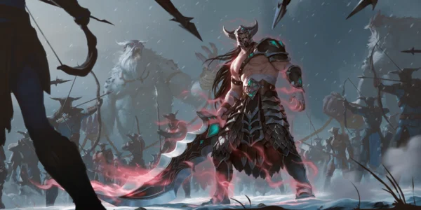 Tạo hình Bá Vương Man Di Tryndamere trong Tốc Chiến