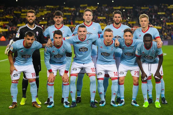 Các cầu thủ Celta Vigo với tinh thần rất tốt