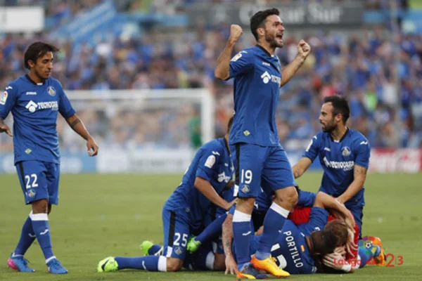 Các cầu thủ Getafe luôn sục sôi ý chí chiến đấu