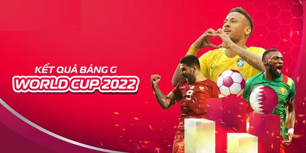 Kết quả vòng loại bảng G của kỳ WC 2022