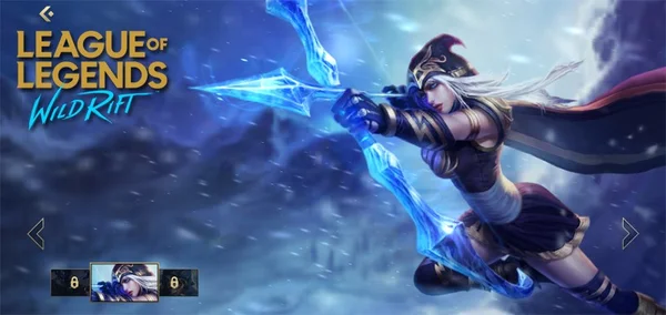 Ashe trong tựa game Liên Minh Tốc Chiến