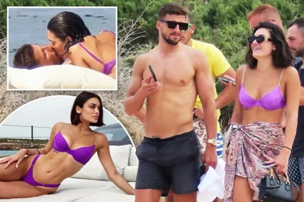 Ginevra và Ruben Dias tay trong tay vô cùng thân mật