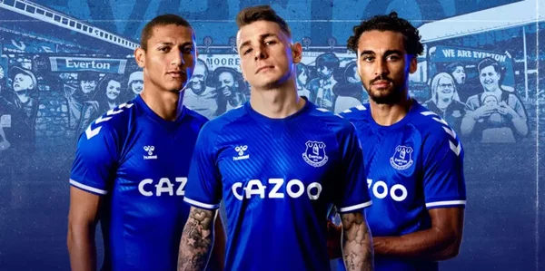 Áo đấu sân nhà của Everton