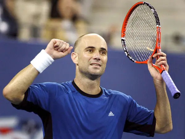 Andre Agassi nằm Top tay vợt tennis xuất sắc nhất của nam
