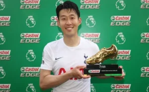 Son Heungmin đạt Chiếc giày vàng cho danh hiệu Vua phá lưới