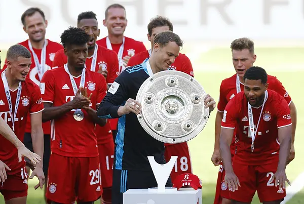 Bayern Munich đang là đương kim vô địch lần 10 lần liên tiếp của Bundesliga