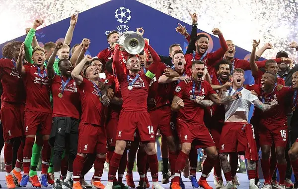 Liverpool đánh bại đội Tottenham để giành chức vô địch Champions League năm 2019