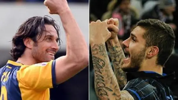 Luca Toni, Mauro Icardi ghi nhiều bàn nhất Serie A mùa 2014-2015